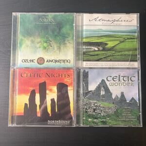 Lot of 4 Atmospheric Celtic Theme Music CD various artists